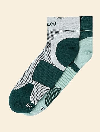 Pack de 2 pares de meias compressivas de algodão (ekstract)