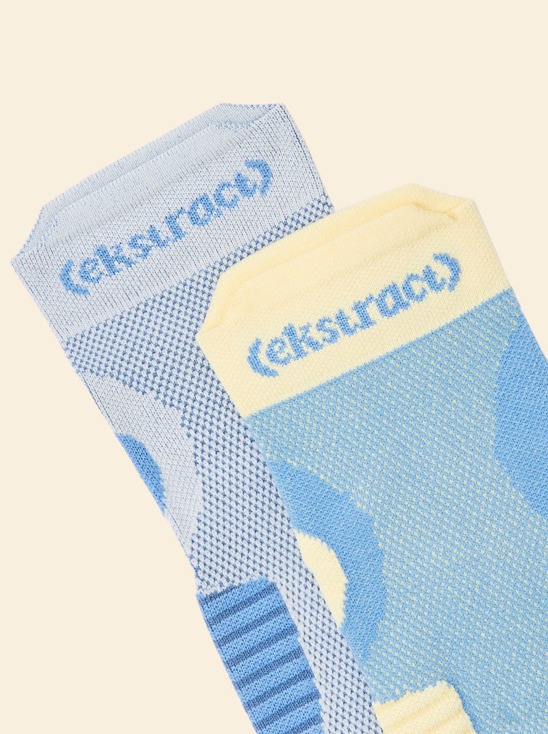 Pack de 2 pares de meias compressivas (ekstract) Amarelo - Kiabi