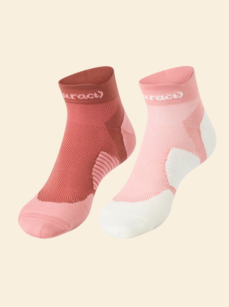 Pack de 2 pares de meias compressivas (ekstract) Castanho - Kiabi