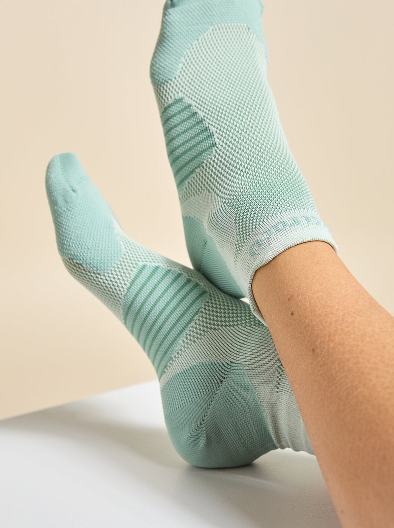 Pack de 2 pares de meias compressivas (ekstract) Verde - Kiabi