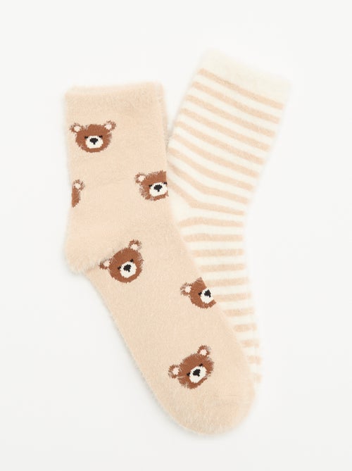 Pack de 2 pares de meias curtas - Kiabi