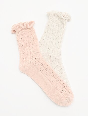 Pack de 2 pares de meias curtas divertidas