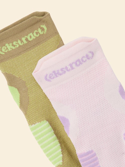 Pack de 2 pares de meias de cano alto - (ekstract) - Kiabi
