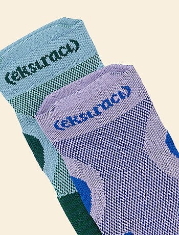 Ekstract - Pack de 2 pares de meias de cano alto