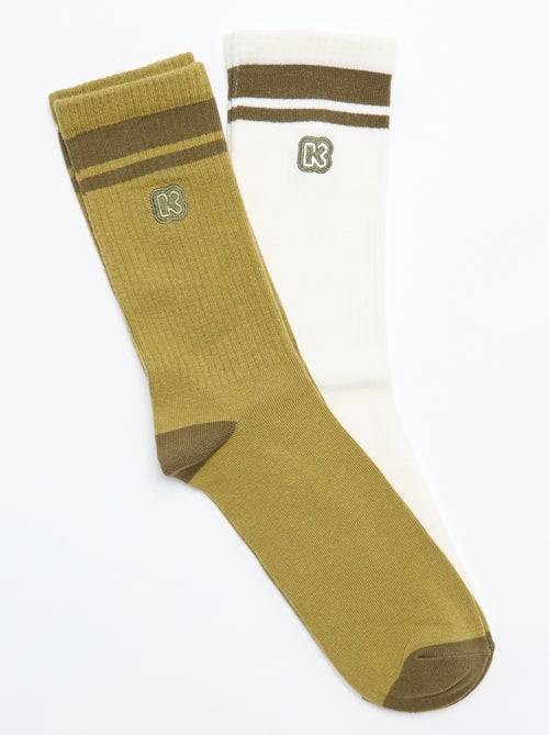 Pack de 2 pares de meias de homem - Kiabi - Kiabi