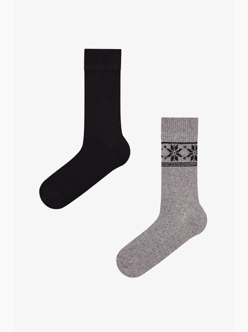 Pack de 2 pares de meias duman dual edge penti - Kiabi Pack de 2 pares de meias duman dual edge penti - Kiabi