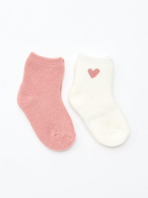 Pack de 2 pares de meias fantasia curtas - Kiabi