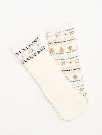 Pack de 2 pares de meias quentes