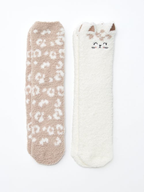 Pack de 2 pares de meias quentes - Kiabi