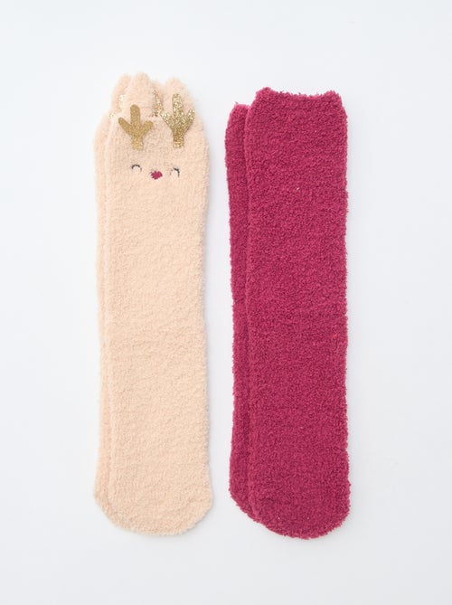 Pack de 2 Pares de Meias Quentes - Kiabi