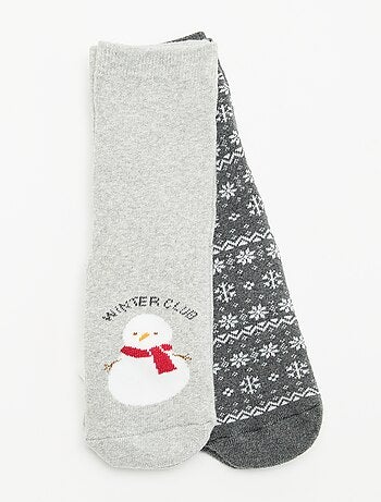 Pack de 2 pares de meias quentes