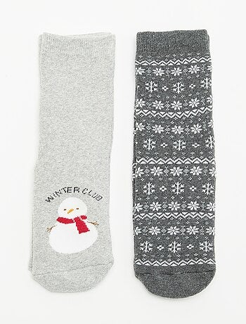 Pack de 2 pares de meias quentes