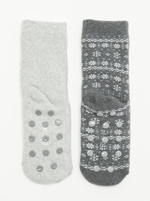 Pack de 2 pares de meias quentes - Kiabi