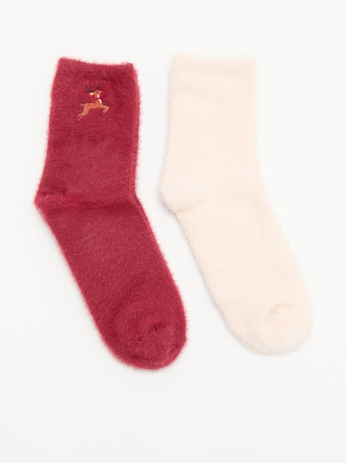 Pack de 2 pares de meias-soquete - Kiabi