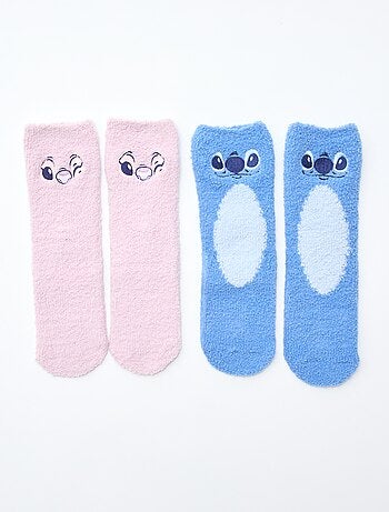 Pack de 2 pares de meias 'Stitch' 'Disney'