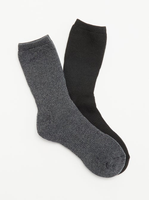 Pack de 2 pares de meias térmicas - Kiabi