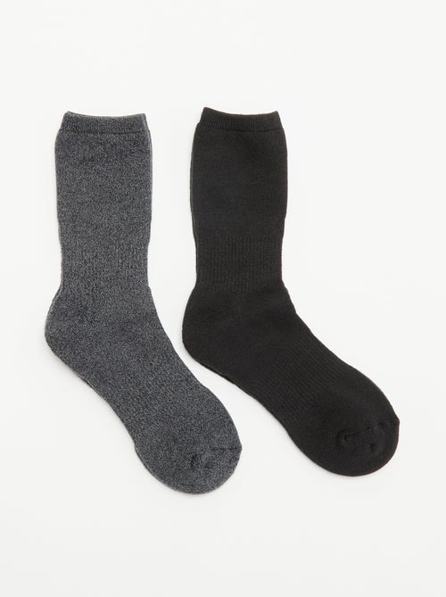 Pack de 2 pares de meias térmicas - Kiabi