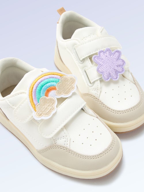 Pack de 2 patches de encaixe para personalizar as tuas sapatilhas 'Kitchoun' - Kiabi