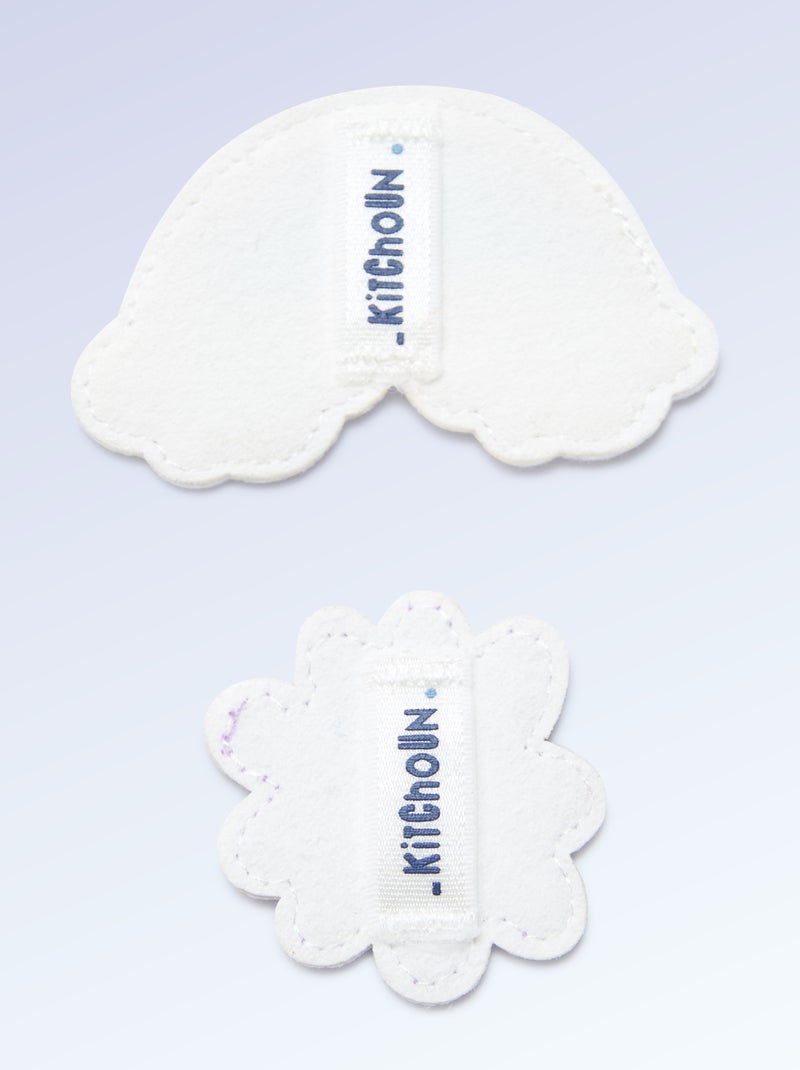Pack de 2 patches de encaixe para personalizar as tuas sapatilhas 'Kitchoun' Rosa - Kiabi