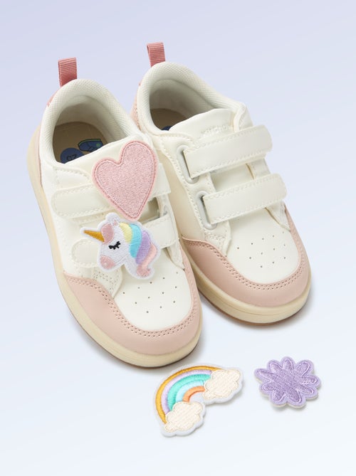 Pack de 2 patches de encaixe para personalizar os teus ténis "Kitchoun" - Kiabi