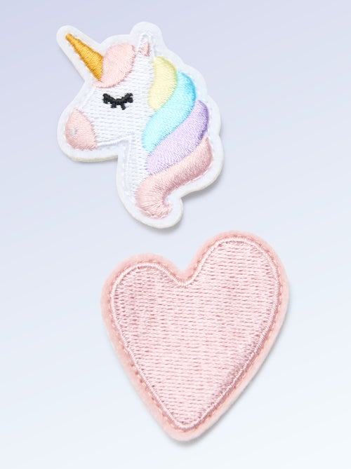 Pack de 2 patches de encaixe para personalizar os teus ténis "Kitchoun" - Kiabi