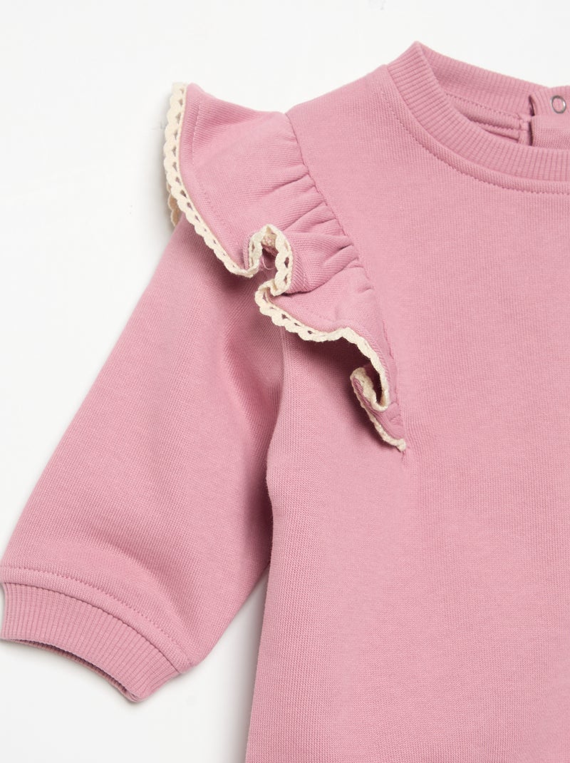 Pack de 2 peças: sweatshirt + legging Branco - Kiabi
