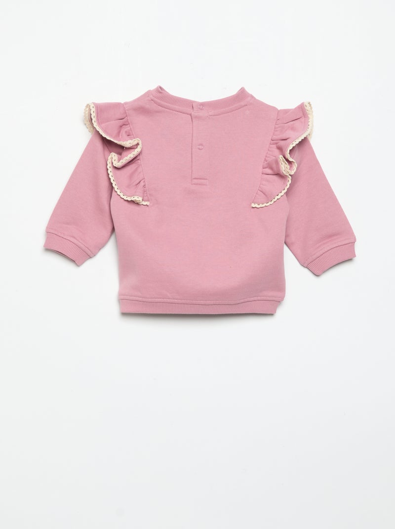 Pack de 2 peças: sweatshirt + legging Branco - Kiabi