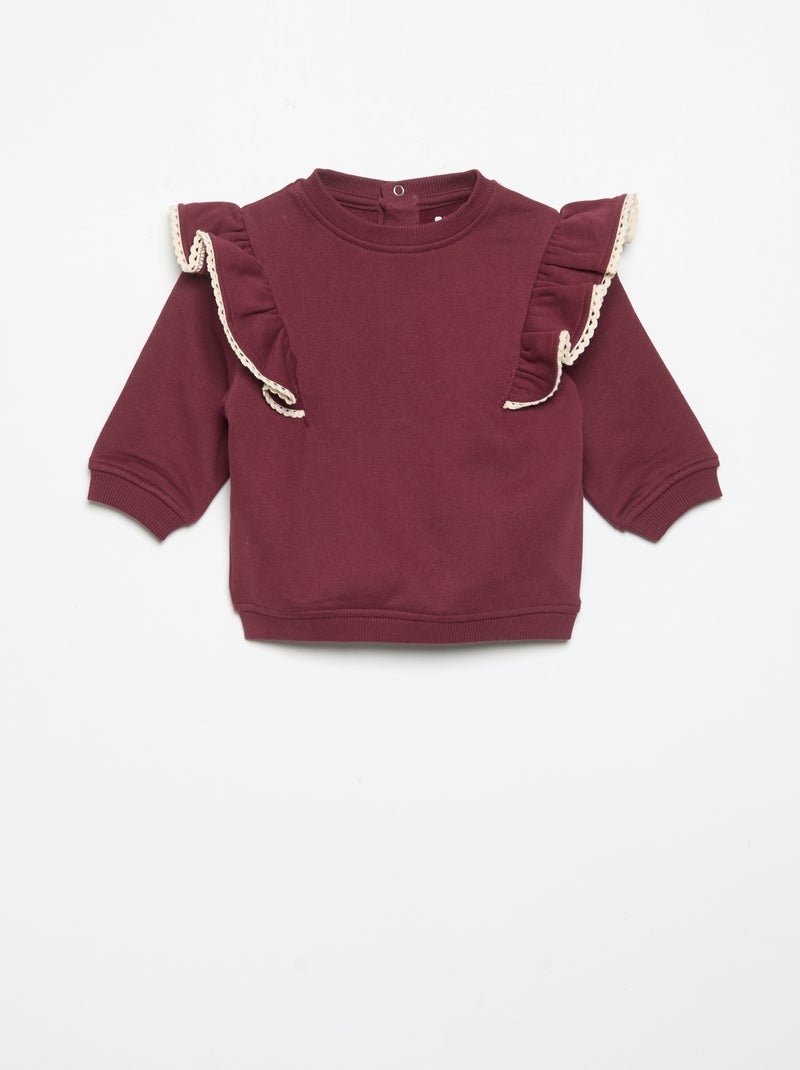 Pack de 2 peças: sweatshirt + legging Violeta - Kiabi