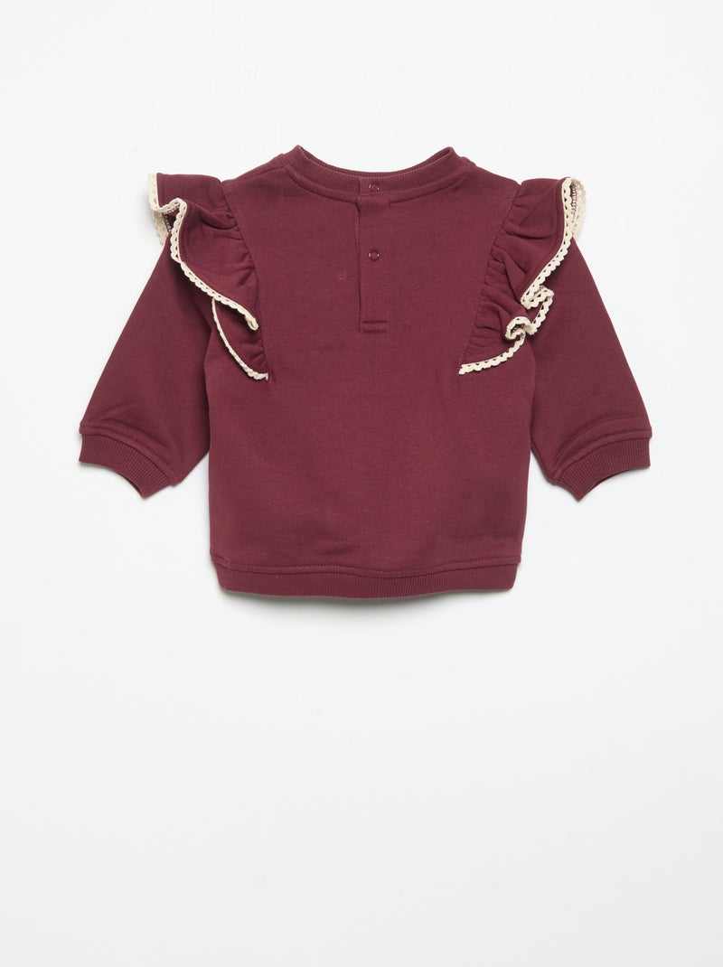 Pack de 2 peças: sweatshirt + legging Violeta - Kiabi
