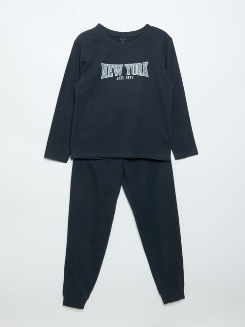 Pack de 2 pijamas compridos de jersey - Kiabi