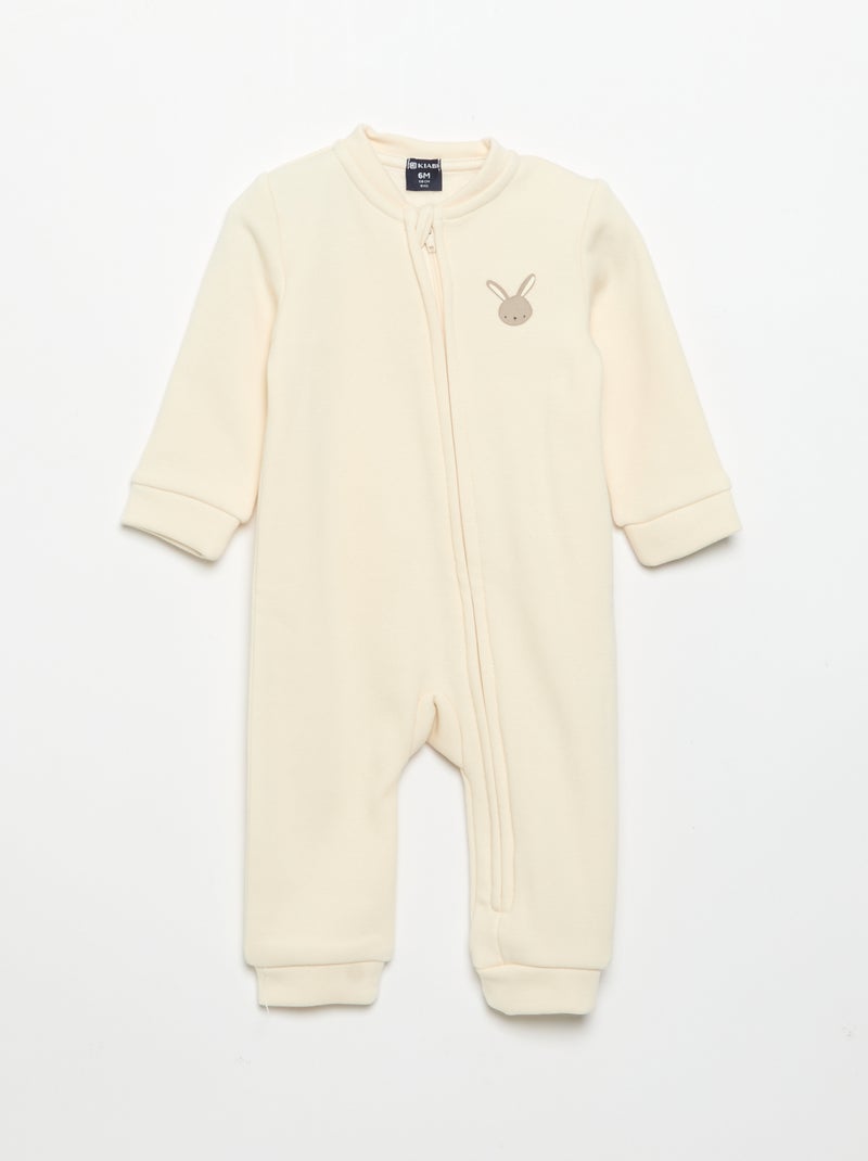 Pack de 2 pijamas de polar Castanho - Kiabi
