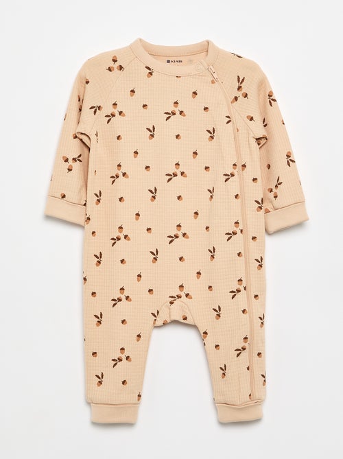 Pack de 2 pijamas em malha pointelle grossa - Kiabi