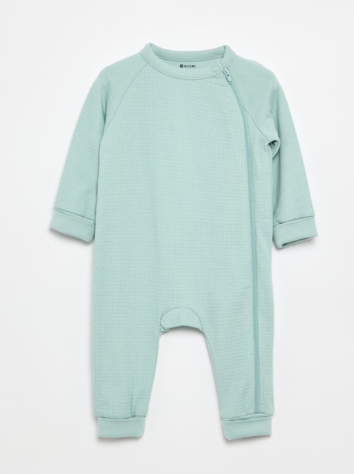 Pack de 2 pijamas em malha pointelle grossa - Kiabi