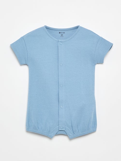 Pack de 2 pijamas leves abotoados - Kiabi