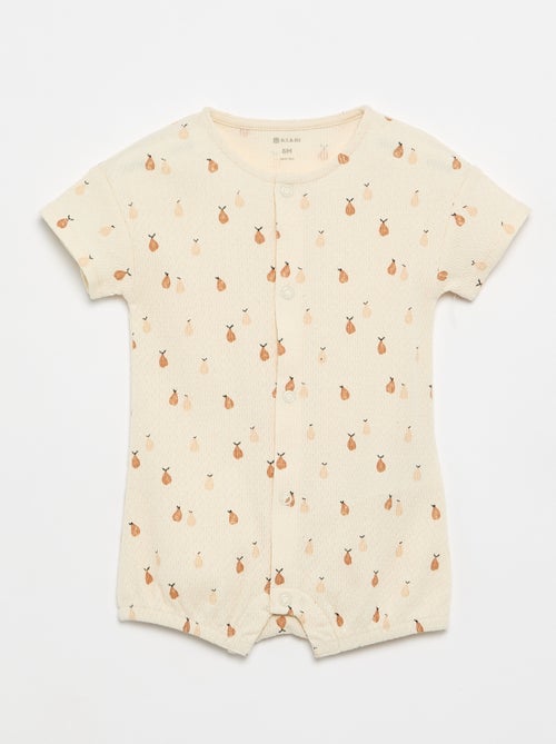 Pack de 2 pijamas leves abotoados - Kiabi