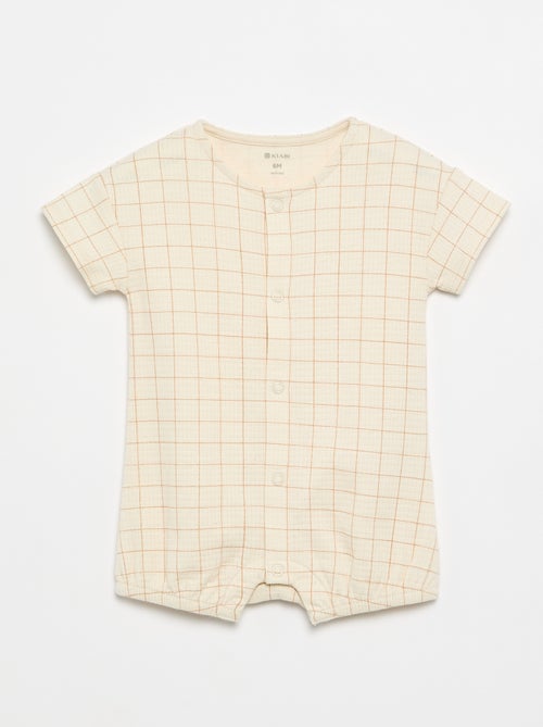 Pack de 2 pijamas leves abotoados - Kiabi