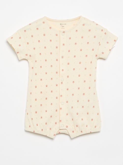 Pack de 2 pijamas leves abotoados - Kiabi