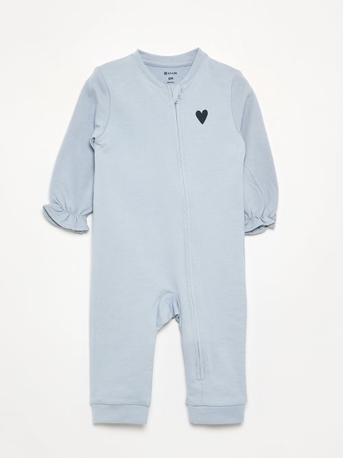 Pack de 2 pijamas tipo macacão em algodão - Kiabi Pack de 2 pijamas tipo macacão em algodão - Kiabi