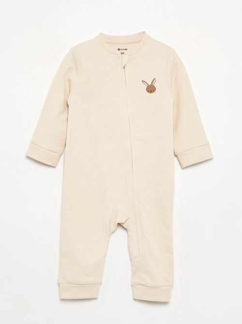 Pack de 2 pijamas tipo macacão em algodão - Kiabi Pack de 2 pijamas tipo macacão em algodão - Kiabi