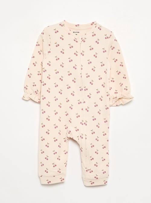 Pack de 2 pijamas tipo macacão em algodão - Kiabi Pack de 2 pijamas tipo macacão em algodão - Kiabi