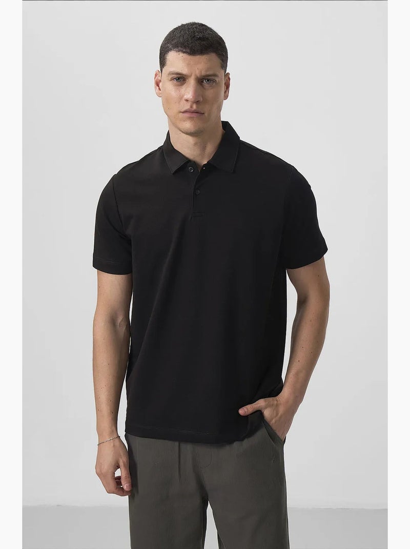 Pack de 2 polos algodão elastano tommy Preto - Kiabi
