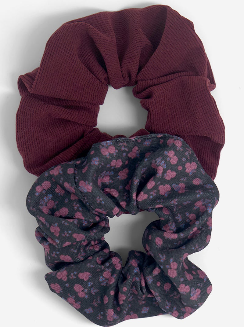 Pack de 2 scrunchies Azul - Kiabi