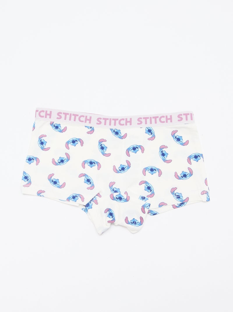 Pack de 2 shorties 'Stitch' Azul - Kiabi