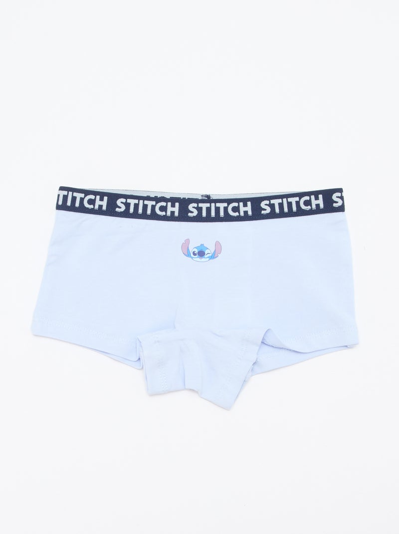 Pack de 2 shorties 'Stitch' Azul - Kiabi