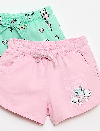 Pack de 2 shorts 'Gabby e a Casa Mágica'