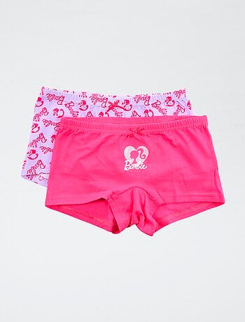 Pack de 2 shortys 'Barbie' em algodão