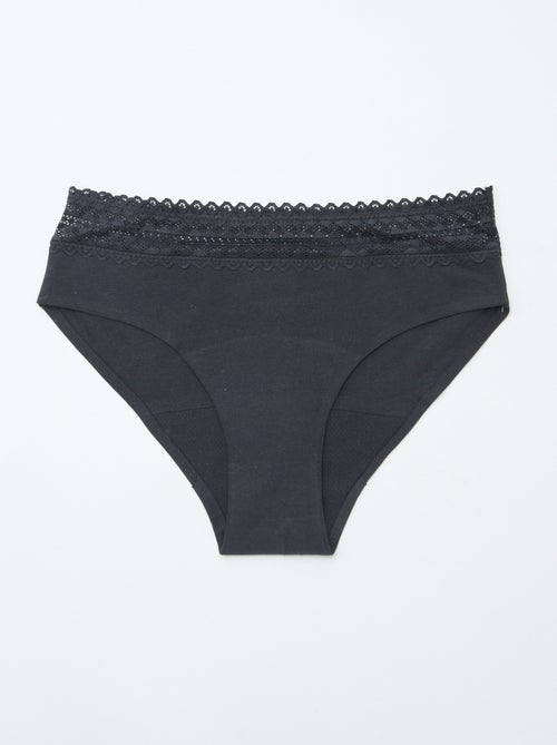 Pack de 2 shortys menstruais fluxo leve - Kiabi