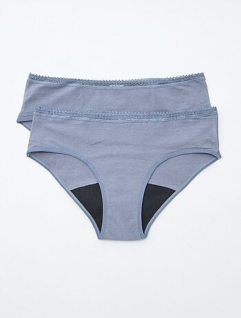Pack de 2 shortys menstruais fluxo médio