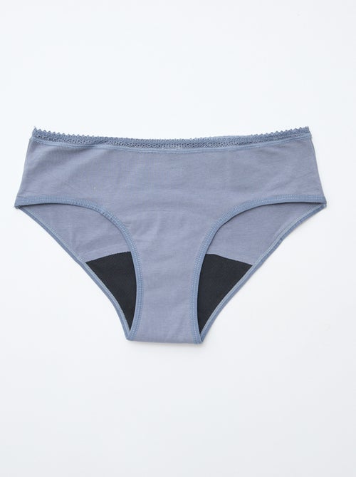 Pack de 2 shortys menstruais fluxo médio - Kiabi