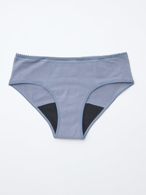 Pack de 2 shortys menstruais fluxo médio - Kiabi